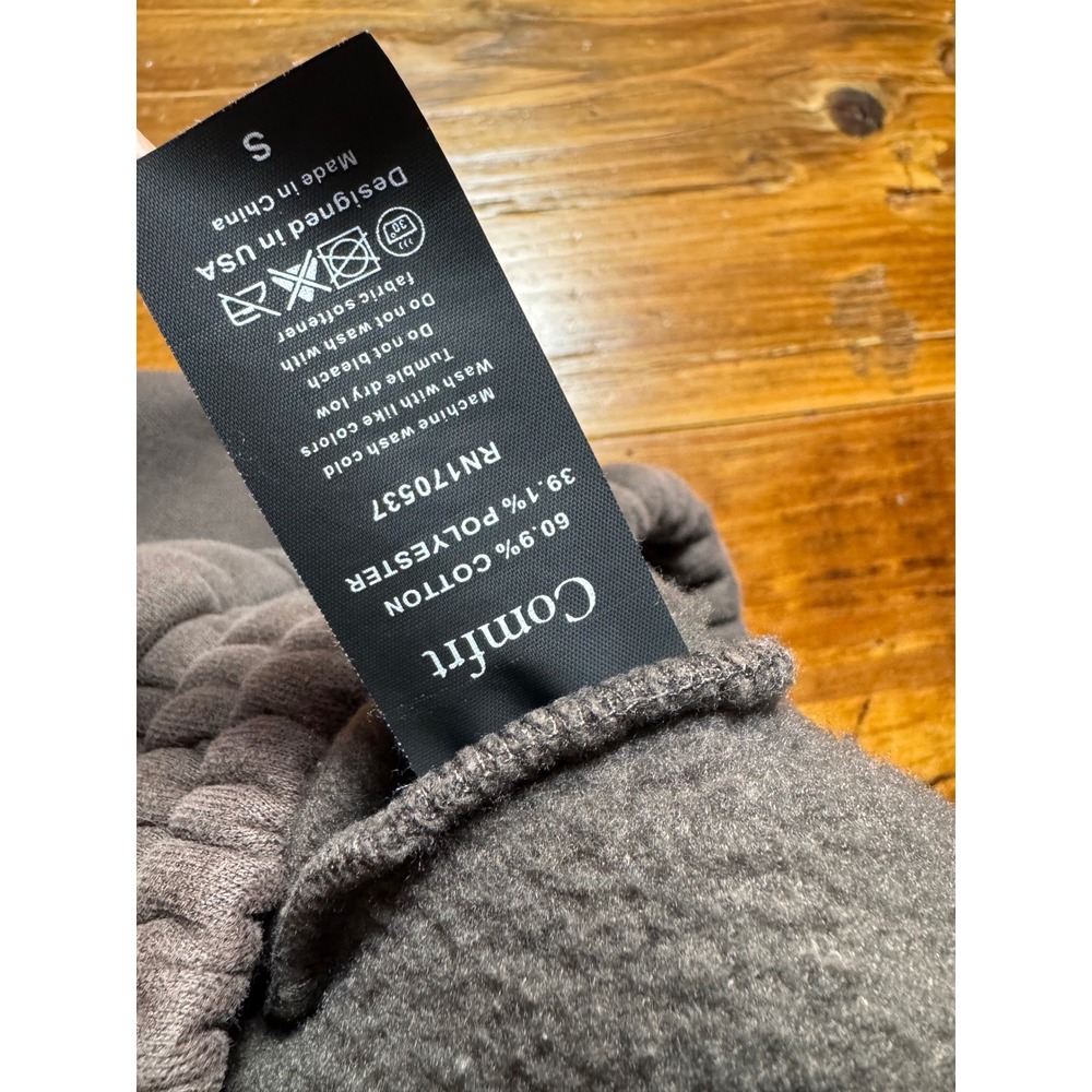 Comfrt Sweatpants Unisex Small Brown Heavyweight Fleece Joggers - Picture 5 of 6
